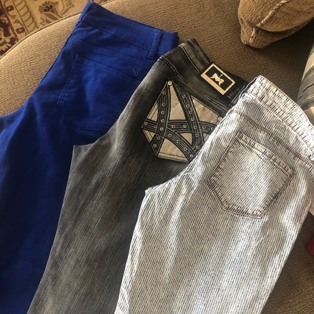 Three pair of skinny jeans!!!